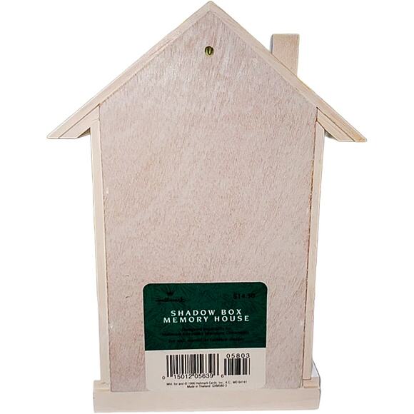Vintage Hallmark Shadow Box Memory House Display Case for Miniature Ornaments - Picture 9 of 10